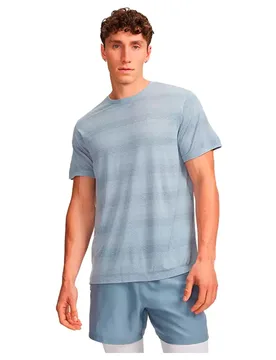 Velociti Short Sleeve T-shirt Blue / Reflective S Men - Under armour - FashionsVida