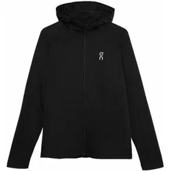 Giacca da corsa da uomo Climate c cappuccio e zip nero S