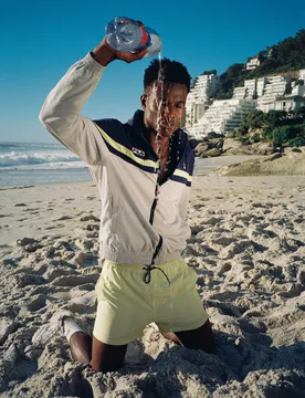 Navy Phillip Cut And Sew Track Top - XS - FILA - FashionsVida