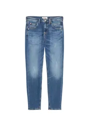 Denim Trousers, Mid Waist, Tapered female