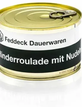 Fertiggericht Dose Rinderroulade mit Nudeln 400 g Default Title adult - Feddeck Dauerwaren - FashionsVida