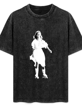 Olivia Newton John Skates #4 T-Shirt Big Size Crew Neck T-Shirt - Aliexpress - FashionsVida