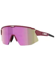 Lunettes de soleil - Breeze Small Matt Burgundy/Brown - Bordeaux