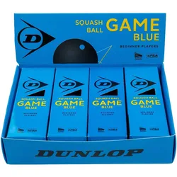 Game Single Blue Dot Squash Balls Black 12 Balls
