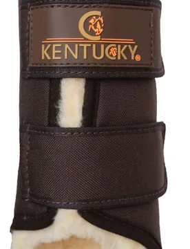 Arbeitsgamaschen SOLIMBRA vorne braun - Kentucky Horsewear - FashionsVida