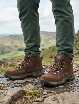 Kendal Mens Leather Waterproof Walking Boots - Northwest territory - FashionsVida