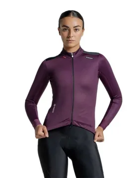 Giacca Dena Gore-tex Windstopper® Wine / Black - Etxeondo - FashionsVida