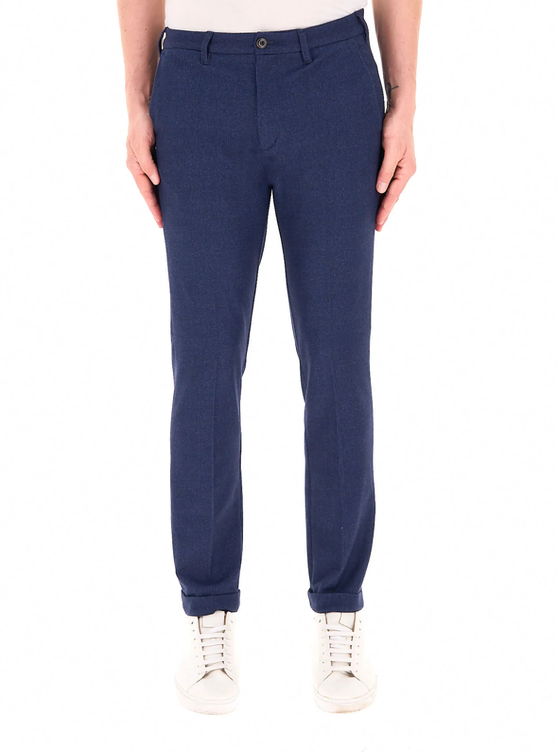WEFT Pantalone chino BLU 44 - 40weft - FashionsVida