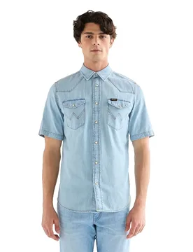 Camicia A Maniche Corte 112378063 Riverbank M - Wrangler - FashionsVida