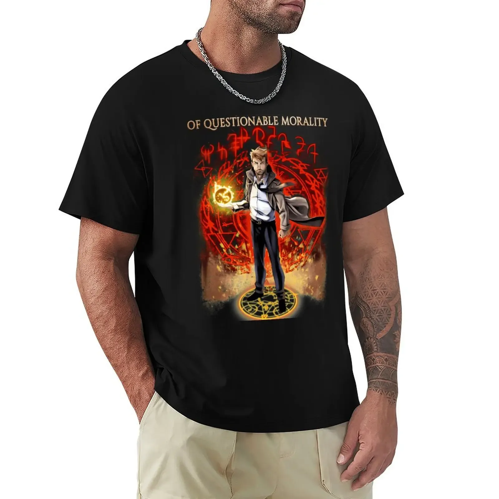 John Constantine Hellblazer T-Shirt Performance Workout Short Sleeve Tee - Aliexpress - FashionsVida
