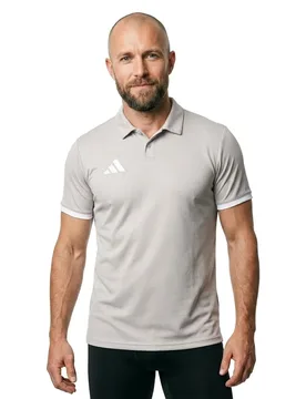 Polo à Manches Courtes Entrada 26 Team Light Grey / White 2XL - Adidas - FashionsVida