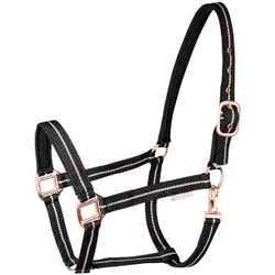 Halfter Rosé, schwarz WB