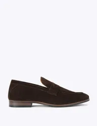 Suede Penny Loafers Brown male