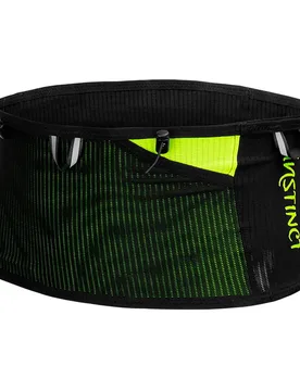 Reflex Running Belt Black / Lime Green One Size unisex - Instinct Trail - FashionsVida