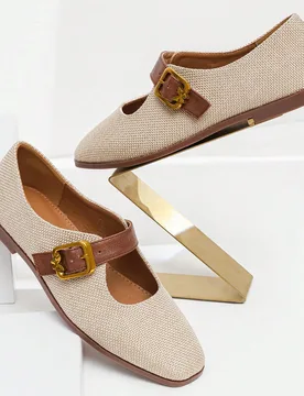 Zapatos planos tipo Mary Jane de moda casual para mujer, bailarinas, nueva llegada otoño 2025 CN36 - Shein - FashionsVida