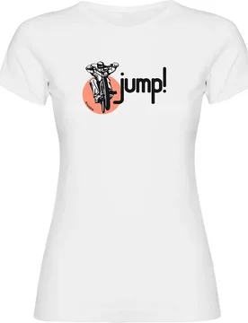 Maglietta A Maniche Corte Jump White - Kruskis - FashionsVida