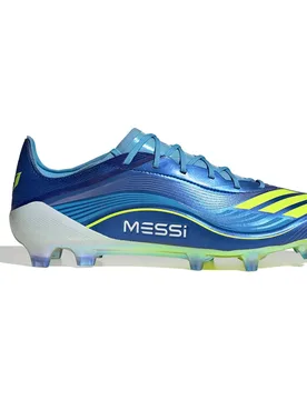 Chaussures De Football F50 Messi Elite Fg Team Royal Blue / Solar Yellow / Semi Blue Burst EU 45 1/3 - Adidas - FashionsVida
