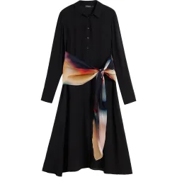 Desigual - Vestido midi camisero