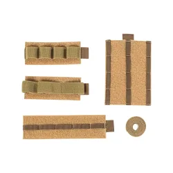 Adapter-Set klettbar 4-teilig LT128 - Schwarz Schwarz adult