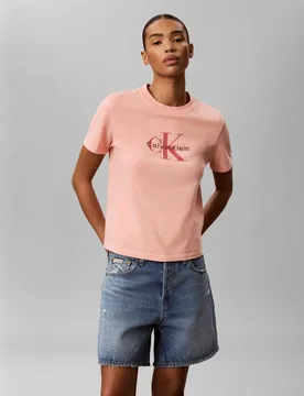 Camiseta mujer con logo - Calvin Klein Jeans - FashionsVida