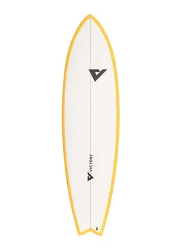 Planche De Surf Long Fish Epoxy 7´2 Matt Yellow 218.44 cm unisex - Victory - FashionsVida