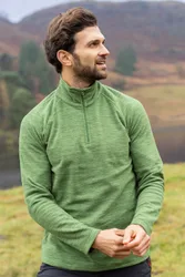Snowdon II Mens Fleece - Green - Green - Size: L