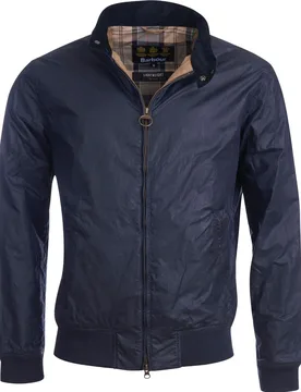 Veste en coton ciré - Lightweight Royston Wax Jacket Royal Navy en Coton - Taille M - Barbour - FashionsVida