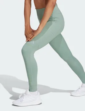 Leggings 7/8 Ultimate Reflective M Silver Green - Adidas - FashionsVida