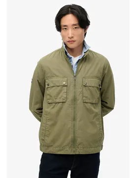 Veste Essentials Olive Khaki L - Superdry - FashionsVida