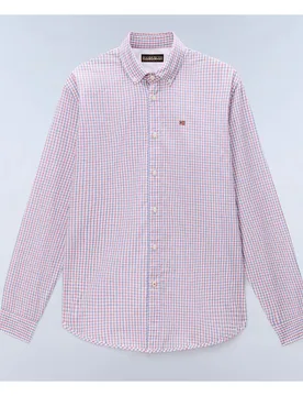 Chemise à Manches Longues Terra Check CIQ 2XL - Napapijri - FashionsVida