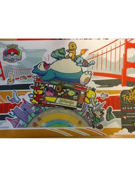 Pokemon Worlds Championship 2016 Playmat - Pikachu and Friends (BAGGED) - Pokémon - FashionsVida