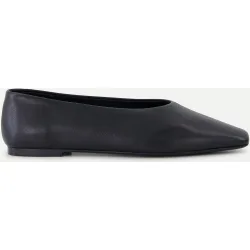 Zapato de mujer plano bailarina hueco alto
