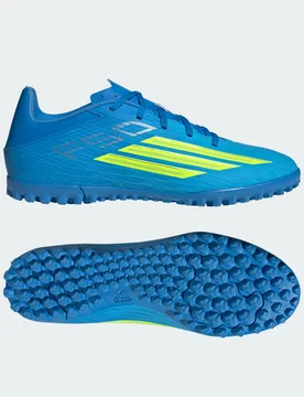 Scarpa da calcio F50 CLUB per erba sintetica 42 Lucid Ray Blue / Team Solar Yellow 2 / Lucid Aquamarine - Adidas - FashionsVida