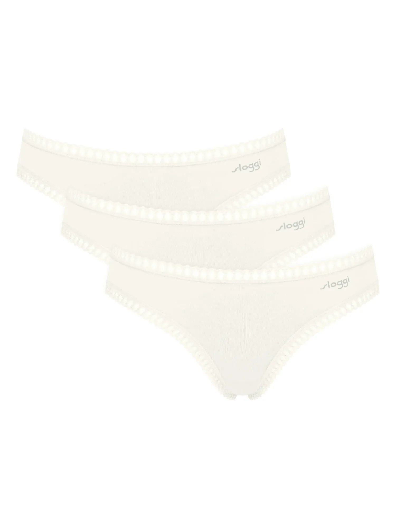 Womens Slip - Beige Polyamide - Size Medium - Sloggi - FashionsVida