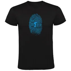 T-shirt à Manches Courtes Skier Fingerprint Black 3XL