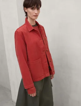 Sobrecamisa de mujer becky con canesú en la espalda - Ecoalf - FashionsVida