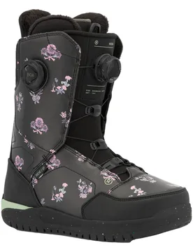 Snowboard Boots al-mountain Hera Floral für Damen aus Wolle Größe 38 schwarz - Ride - FashionsVida