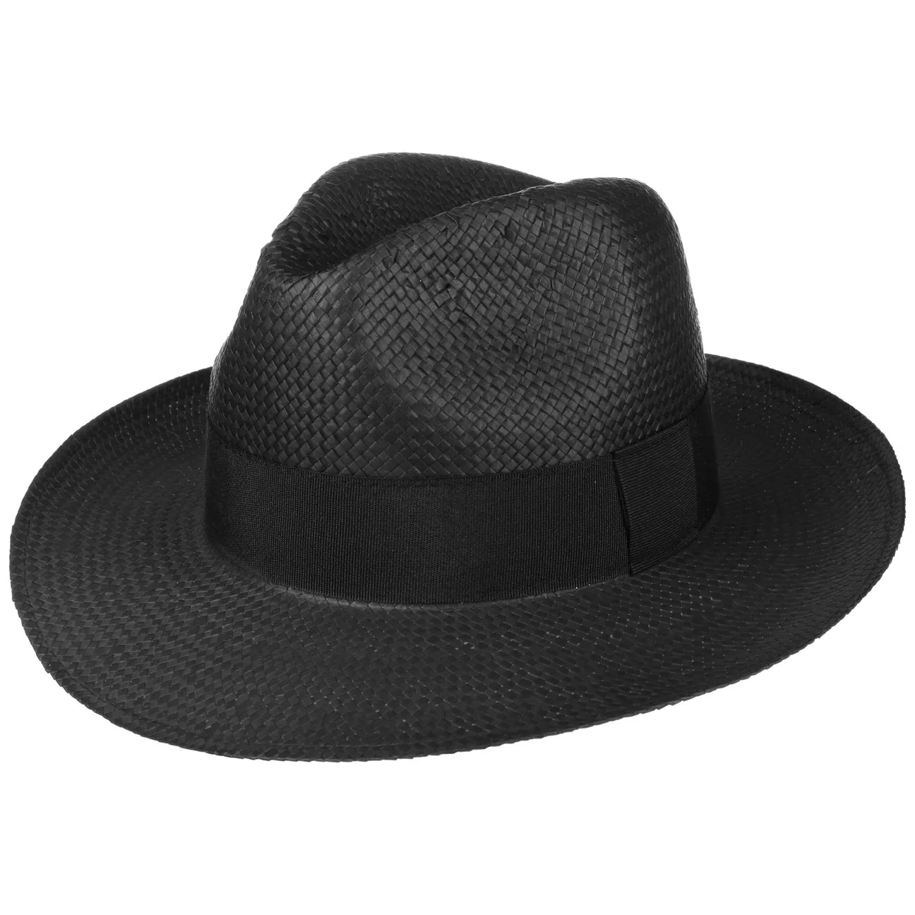 Black Mountain Straw Hat by - black - Size: M (56-57 cm) - Lipodo - FashionsVida