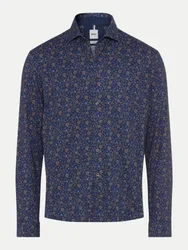 Langarmhemd HAROLD JP mit Allover-Print Blau L