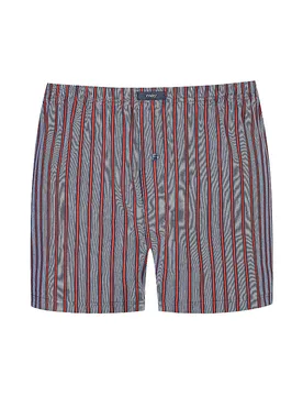Boxershorts VARIED STRIPES red pepper bleu marine L - Mey - FashionsVida