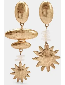 Pendientes con abalorios decorativos y perlas - Parfois - FashionsVida
