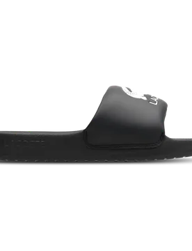 Serve Slide 1 Herren Flip-Flops und Sandalen - Schwarz - Größe 40.5 - Plastic/Polycarbonate Black 40.5 - Lacoste - FashionsVida