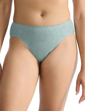 Womens Zero Feel Bliss High Leg Brief - Turquoise Polyamide - Size 2xl - Sloggi - FashionsVida