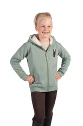Kinder Sweatjacke MIA salbei 122/128