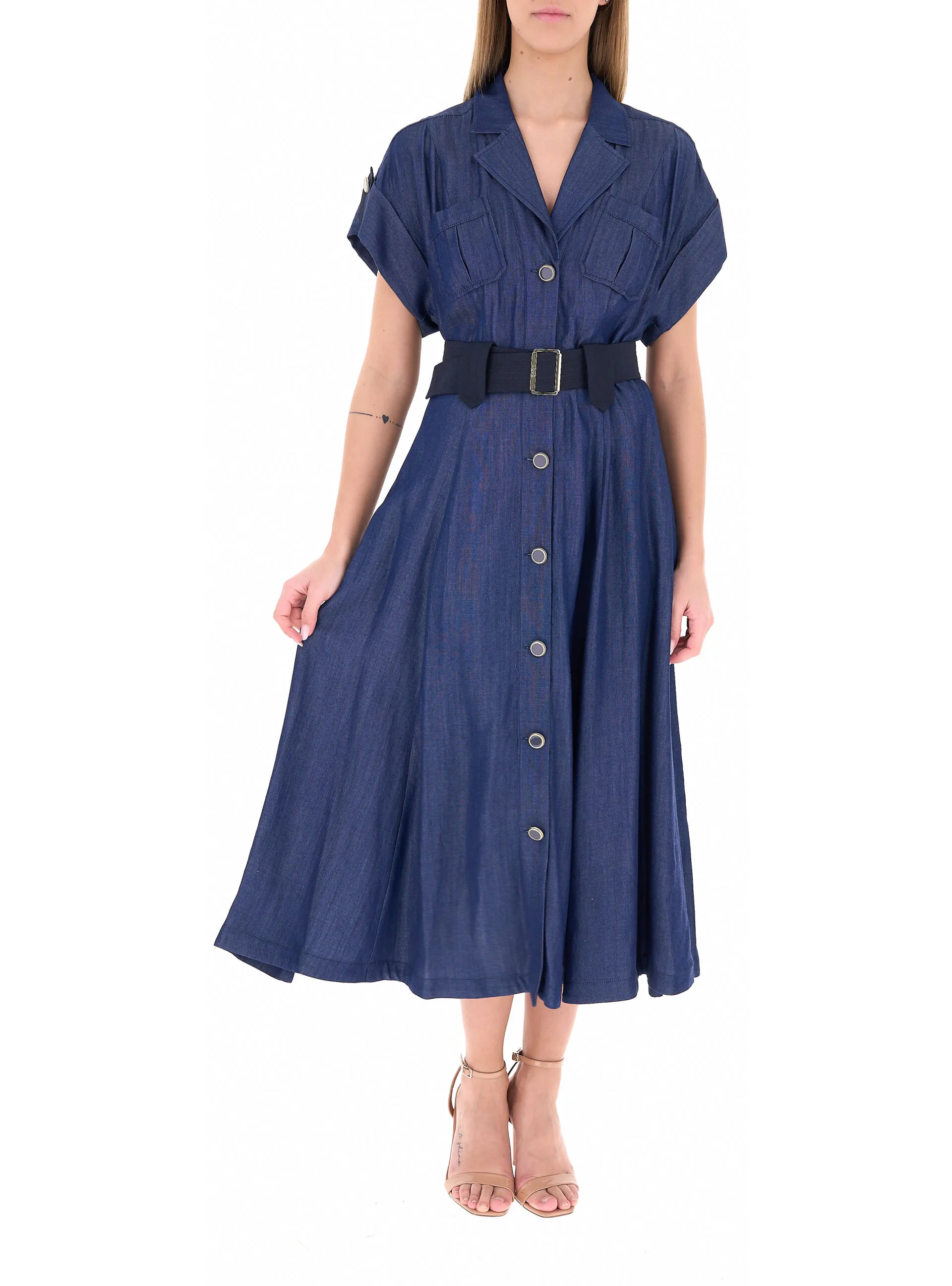 LIU JO Abito chemisier BLU 46 - Liu jo - FashionsVida