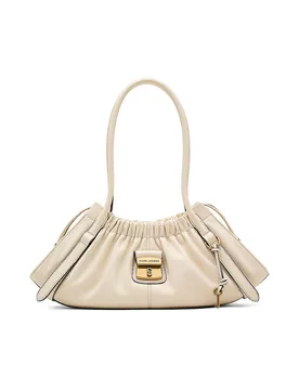 Sac en cuir - Sac bandoulière THE SATCHEL crème - Marc jacobs - FashionsVida