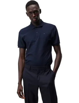 J.Lindeberg Polo Troy Pique, navy s - J.lindeberg - FashionsVida