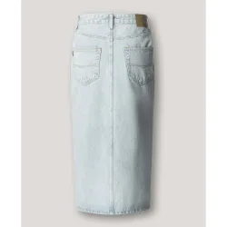 Falda vaquera de mujer midi fit slim