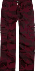 Cargohose für Männer rot "Red Camo Cargo" von - Männer - male