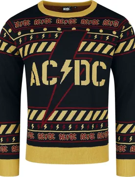 Weihnachtspullover - Holiday Sweater - M bis 3XL - für Männer - Größe L - multicolor - EMP exklusives Merchandise! - Männer - male - AC/DC - FashionsVida